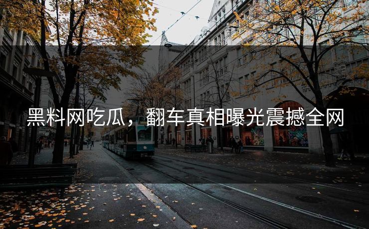 黑料网吃瓜，翻车真相曝光震撼全网